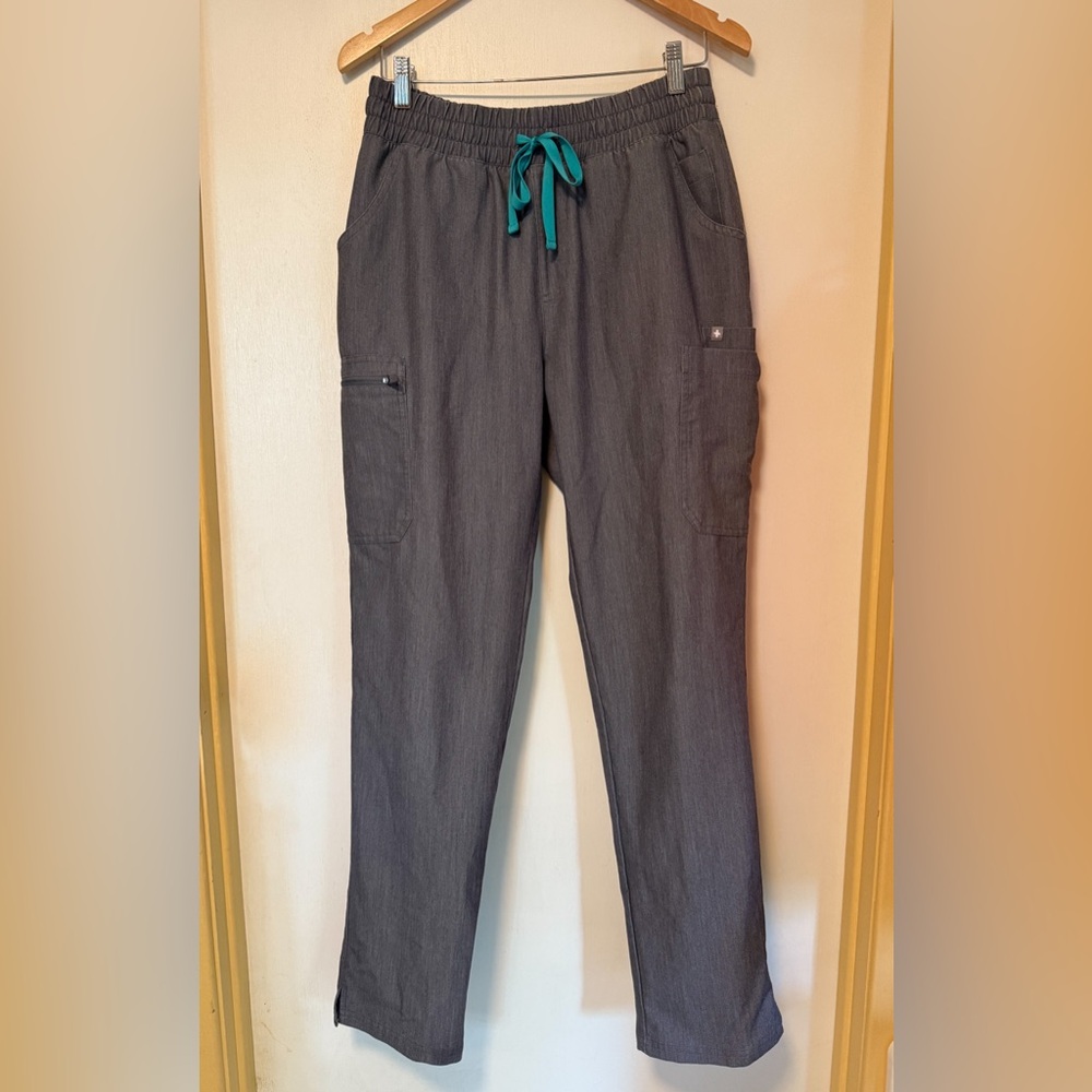 Heather Graphite Yola scrub pants - M/T - Picture 3 of 10